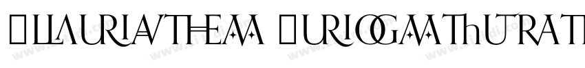 Olivea LigaturesFont字体转换